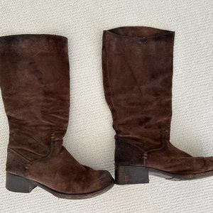 Suede Frye Boots